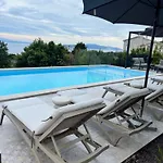 New Unique Stone With Seaview, Pool And Garden Vila *