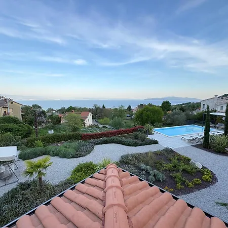 New Unique Stone With Seaview, Pool And Garden * Poljane