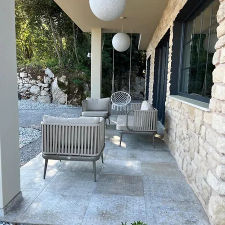 Villa New Unique Stone With Seaview, Pool And Garden