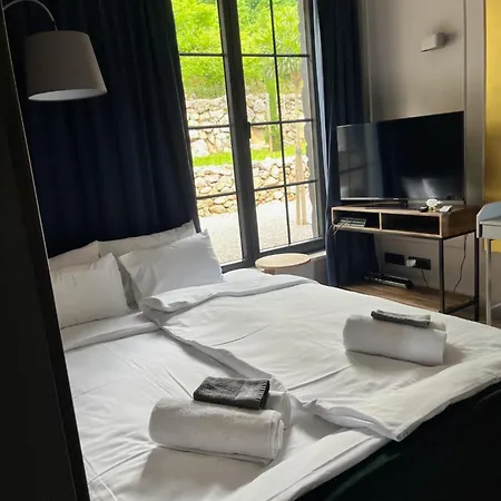 New Unique Stone With Seaview, Pool And Garden Villa Poljane