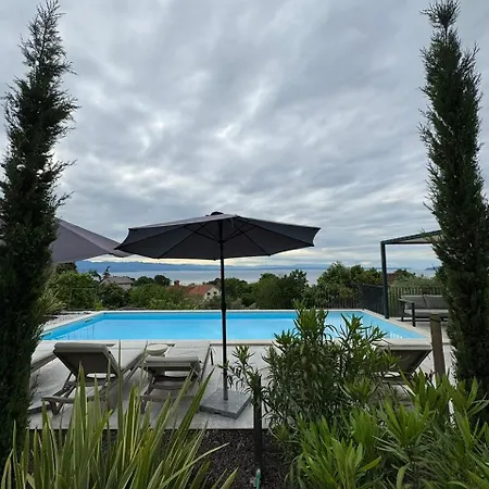 Villa New Unique Stone With Seaview, Pool And Garden