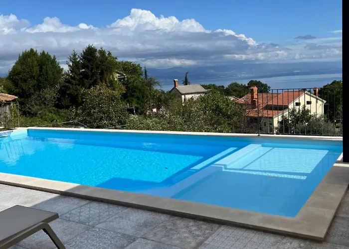 Villa New Unique Stone With Seaview, Pool And Garden