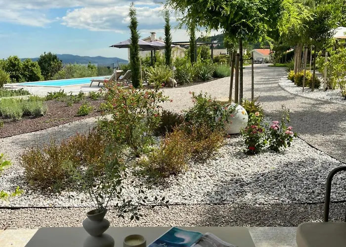 Vila New Unique Stone With Seaview, Pool And Garden Poljane